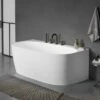 Vasca Freestanding Taurus 158x86 Cm Bianco Opaco