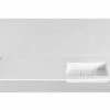 Lavabo Da Appoggio Unitop Hide 180X51,5 Destro In Resina Opaco Bianco