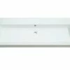 Lavabo Appoggio/Incasso Unitop Qubo 120X48 In Resina Lucido Bianco -arredo bagno negozio unitop puzzle resina 120x48 bianco lucido