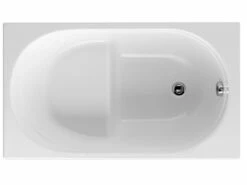 Vasca Incasso Gea Guscio 120x70 Bianco