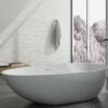 Vasca Freestanding Oval Solid Surface 178X98 -arredo bagno negozio vasca oval solid surface