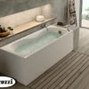 Vasca Idromassaggio Jacuzzi® Soho Pannello Frontale+Laterale 170X70 Schienale A Sinistra