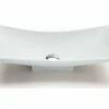 Lavabo Da Appoggio Vela In Resina Opaco Bianco Carrara -arredo bagno negozio vela lavabo arredo bianco
