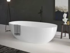 Vasca Freestanding Virgo 170x82 Cm Bianco Lucido
