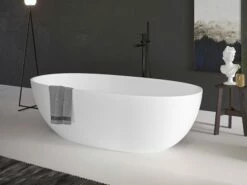 Vasca Freestanding Virgo 170x82 Cm Bianco Opaco