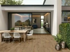 Piastrella Greenwood Brown XOUT 40,5X81 Gres Esterni Spessore 20Mm Effetto Legno