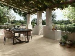 Piastrella Midtown Beige XOUT 60X60 Gres Esterni Spessore 20Mm Effetto Pietra Limestone Sabbia