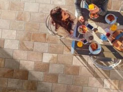 Piastrella Porfido XOUT 18 20X30 Gres Esterni Spessore 18mm Effetto Porfido Rosso