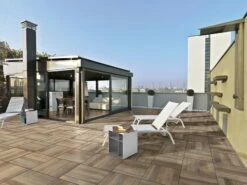 Teakwood Brown XOUT 60X60 Gres Esterni Spessore 20mm Rett Effetto Legno A Doghe